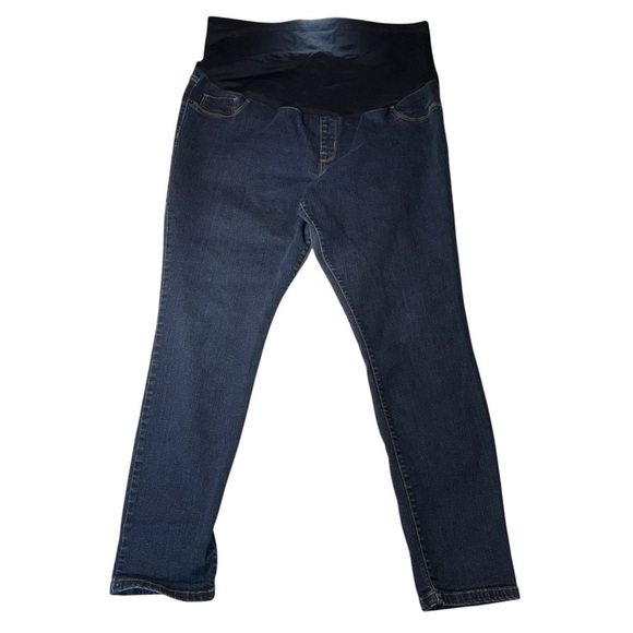 Liz Lange Women’s Maternity Jegging XXL Dark Blue - Picture 2 of 9